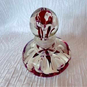 Vintage St.Clair perfume‎ bottle red/white